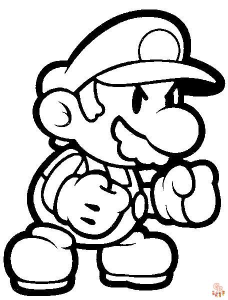 Coloriage Mario Les meilleurs dessins à imprimer