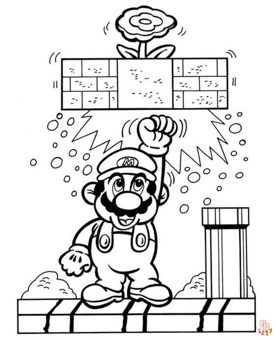 Coloriage Mario Les meilleurs dessins à imprimer