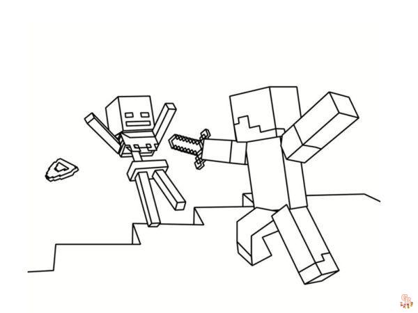 Coloriage Minecraft gratuits Idées de coloriage pour les fans