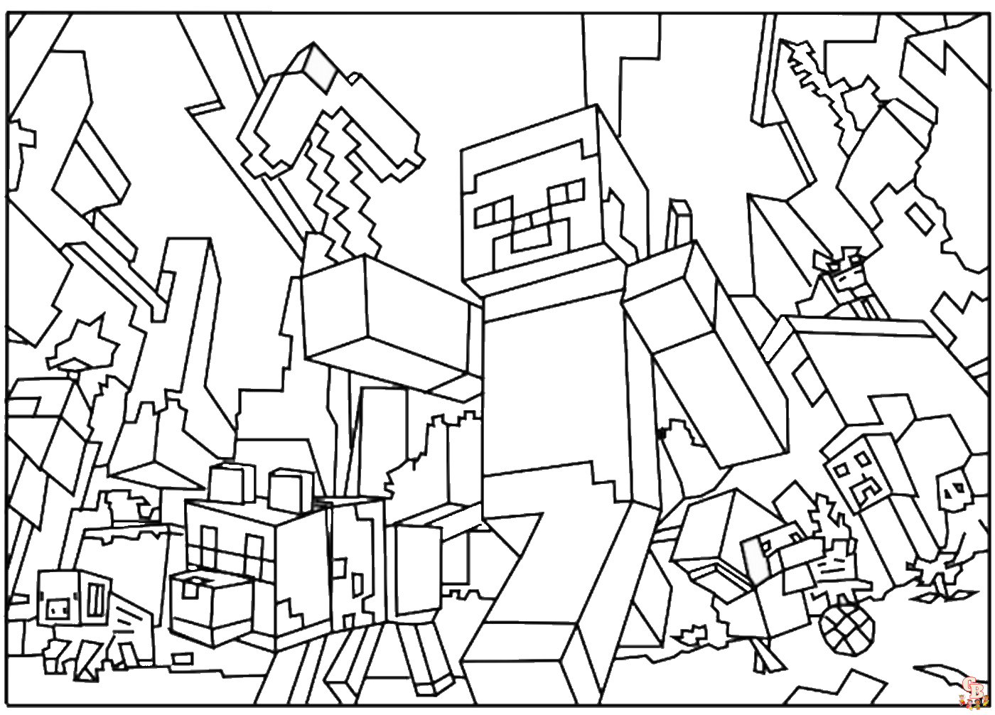 Coloriage Minecraft gratuits Idées de coloriage pour les fans