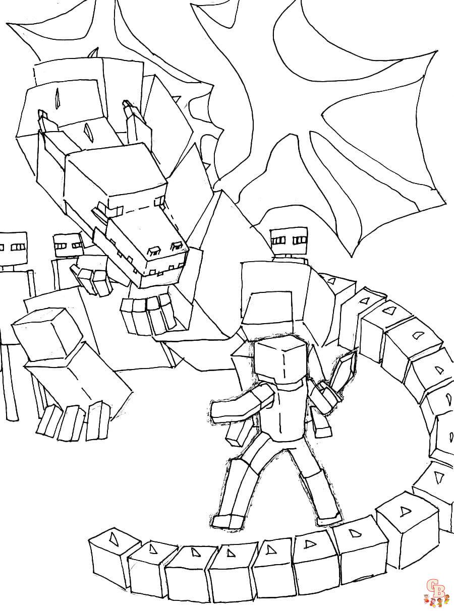 Coloriage Minecraft gratuits Idées de coloriage pour les fans