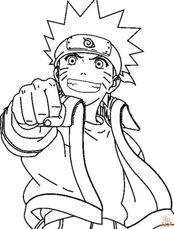 Les meilleurs coloriages Naruto en langue française