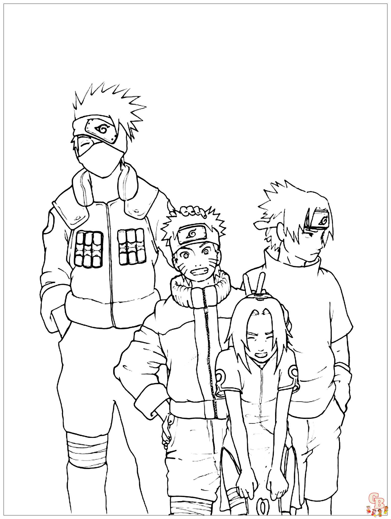 Les meilleurs coloriages Naruto en langue française