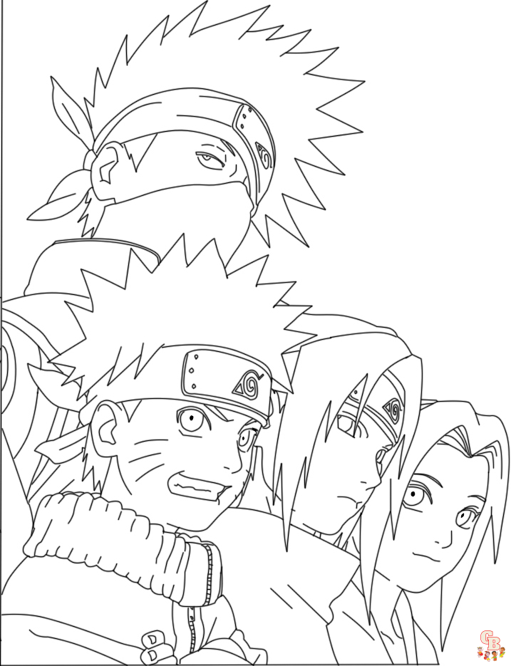 Les meilleurs coloriages Naruto en langue française