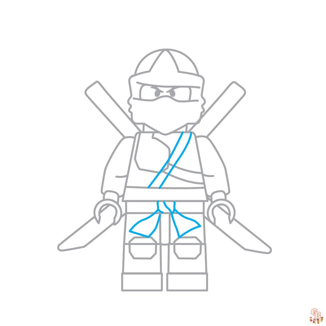 Coloriage Ninjago - Pages gratuites de personnages de Ninjago à colorier