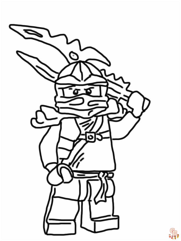 Coloriage Ninjago - Pages gratuites de personnages de Ninjago à colorier