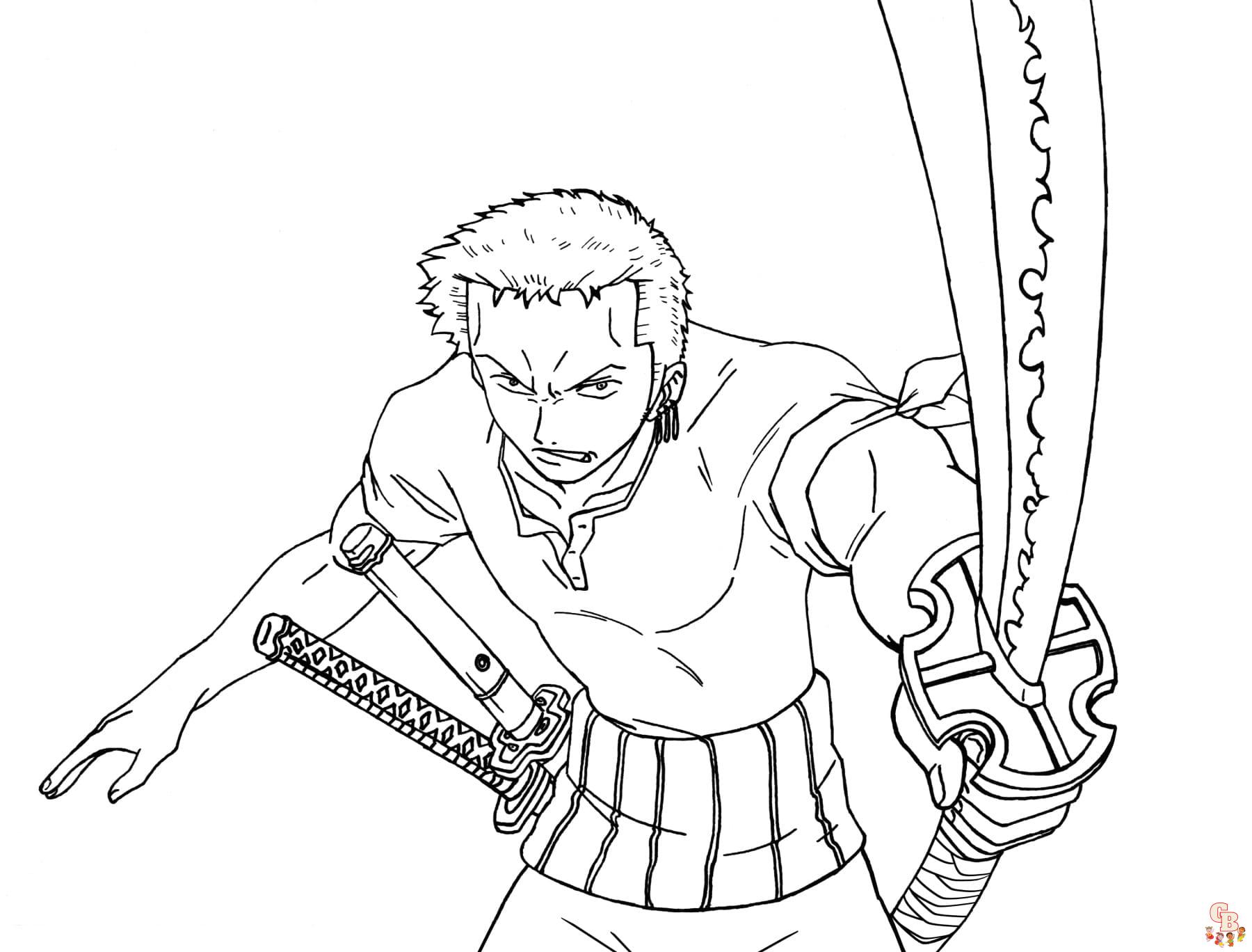 Coloriage One Piece Les personnages de One Piece à colorier gratuitement