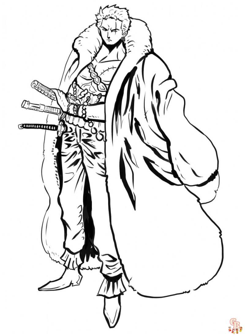 Coloriage One Piece Les personnages de One Piece à colorier gratuitement