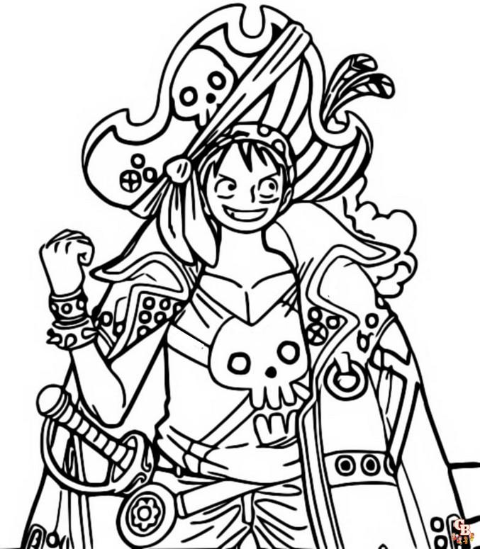 Coloriage One Piece Les personnages de One Piece à colorier gratuitement