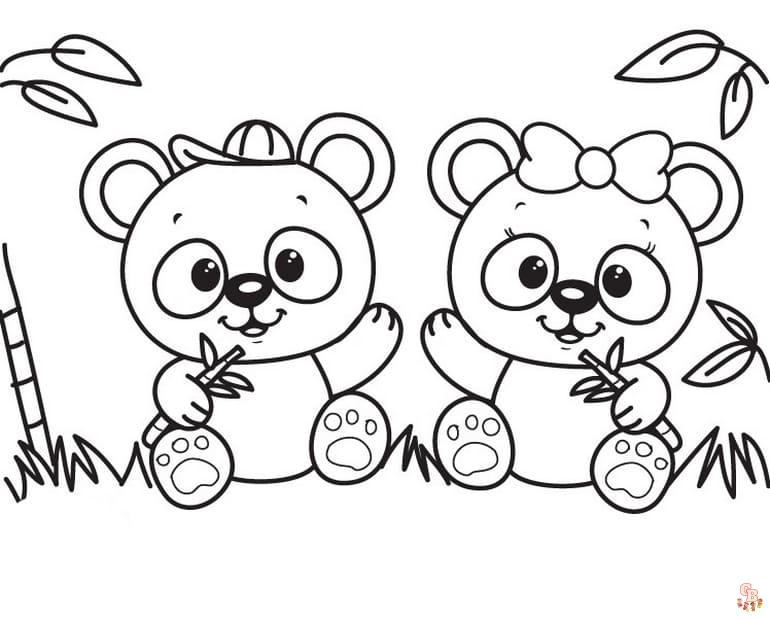 Découvrez les meilleurs coloriages de panda