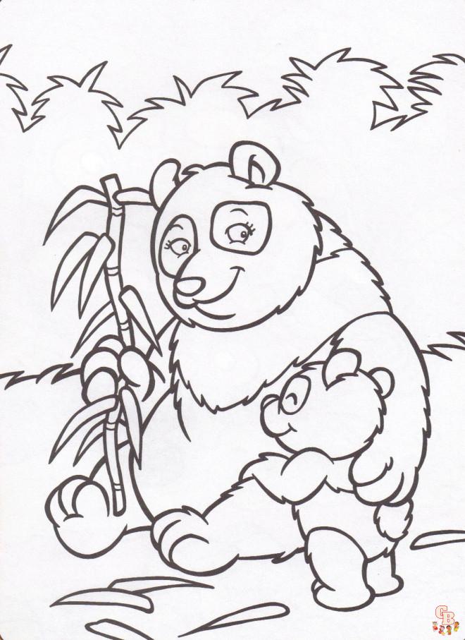 Découvrez les meilleurs coloriages de panda