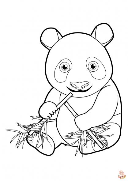 Découvrez les meilleurs coloriages de panda