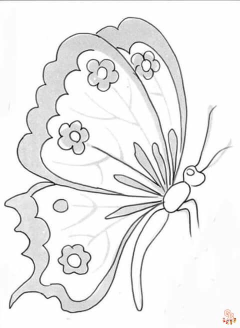 Coloriage papillon - Des modèles gratuits pour enfants et passionnés d'insectes