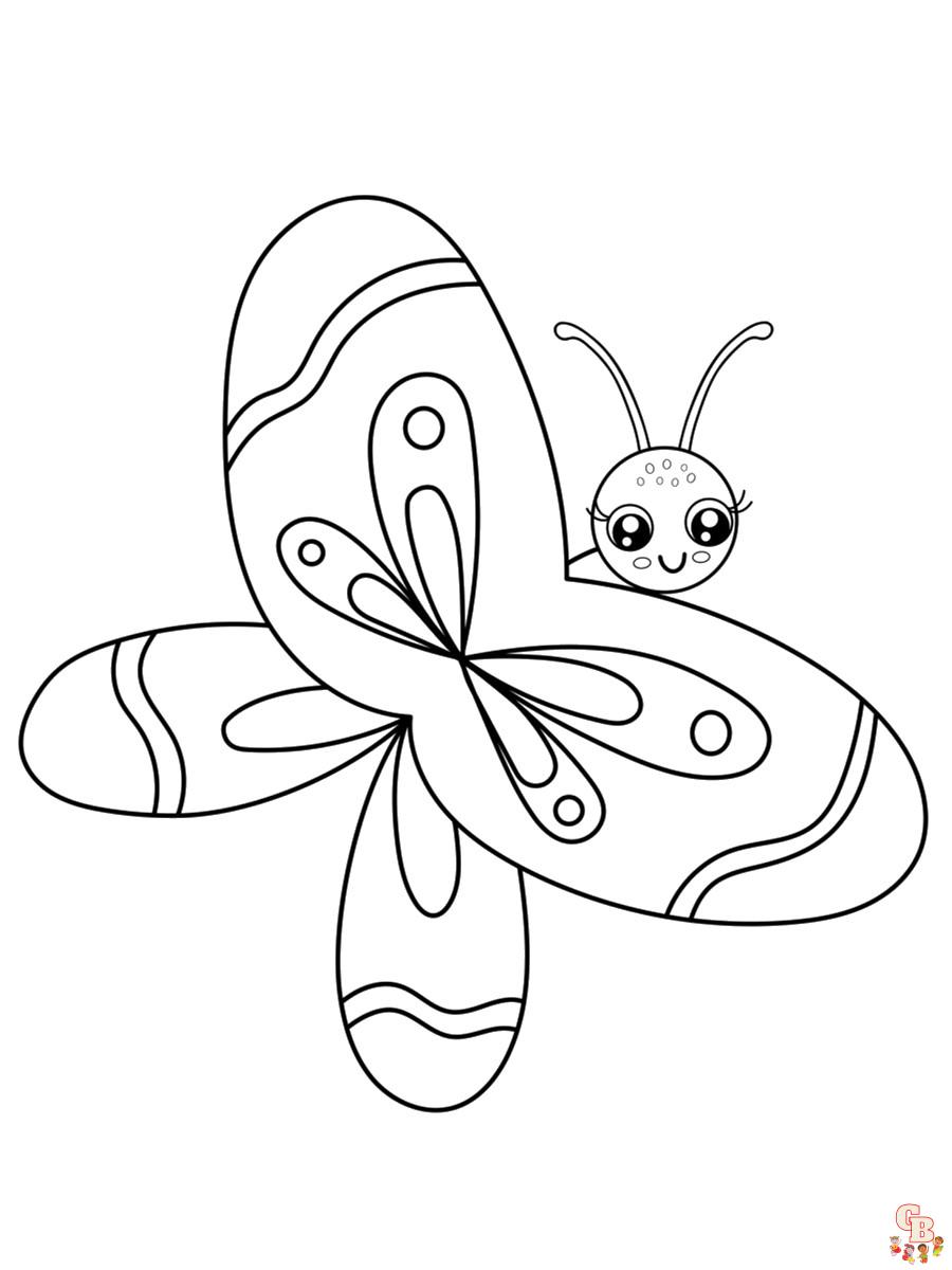 Coloriage papillon - Des modèles gratuits pour enfants et passionnés d'insectes