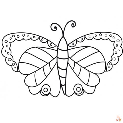 Coloriage papillon - Des modèles gratuits pour enfants et passionnés d'insectes