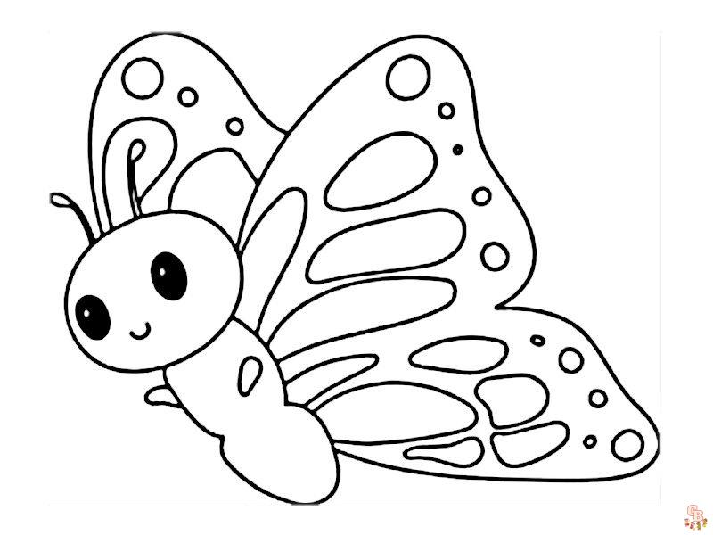 Coloriage papillon - Des modèles gratuits pour enfants et passionnés d'insectes