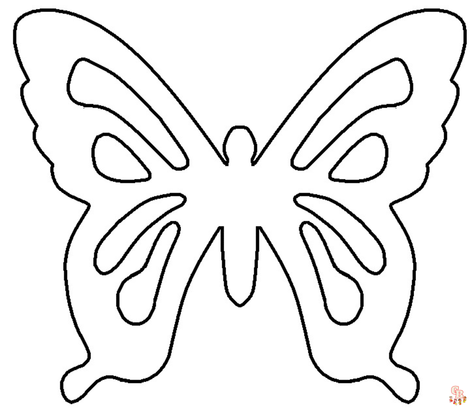 Coloriage papillon - Des modèles gratuits pour enfants et passionnés d'insectes