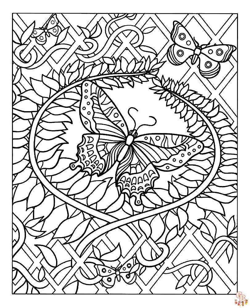 Coloriage papillon - Des modèles gratuits pour enfants et passionnés d'insectes