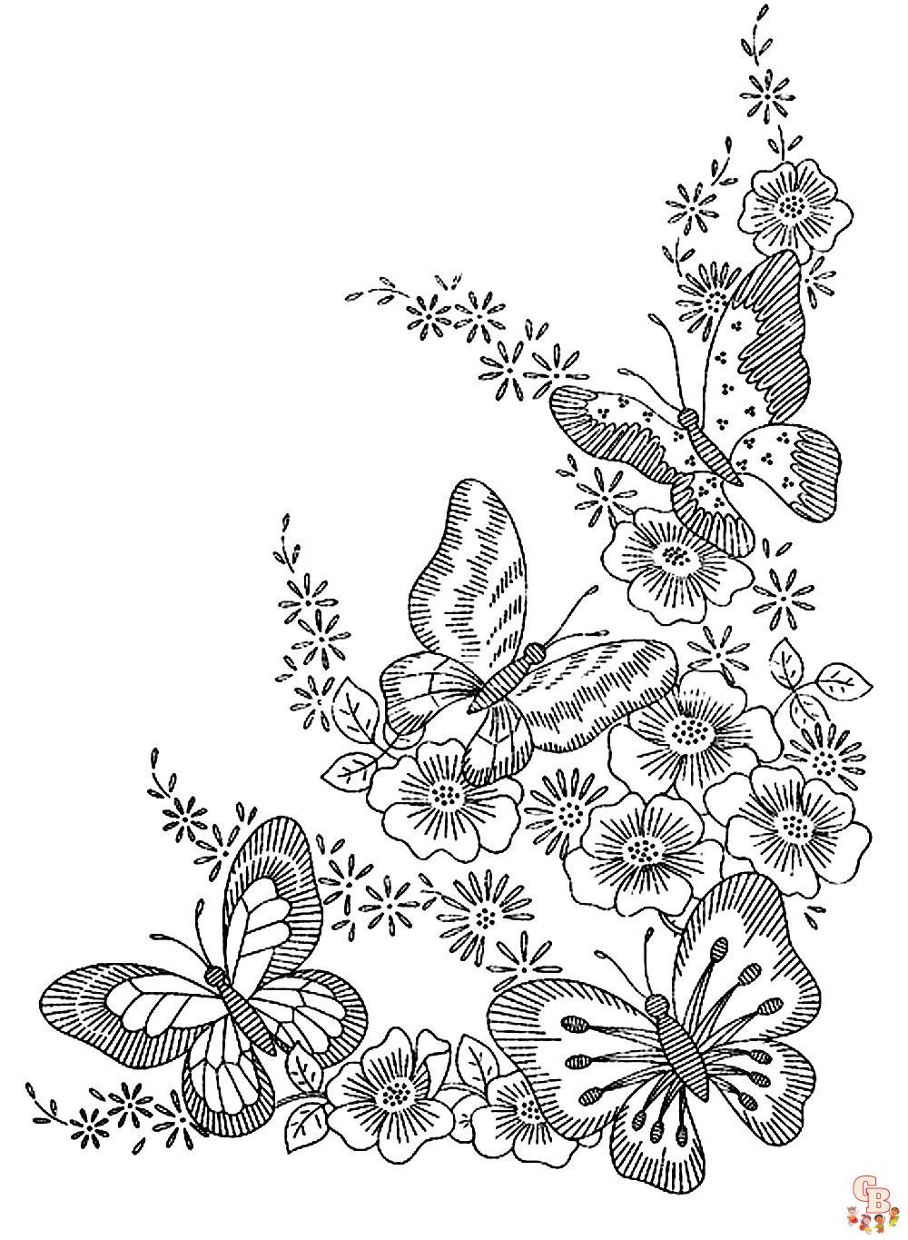 Coloriage papillon - Des modèles gratuits pour enfants et passionnés d'insectes