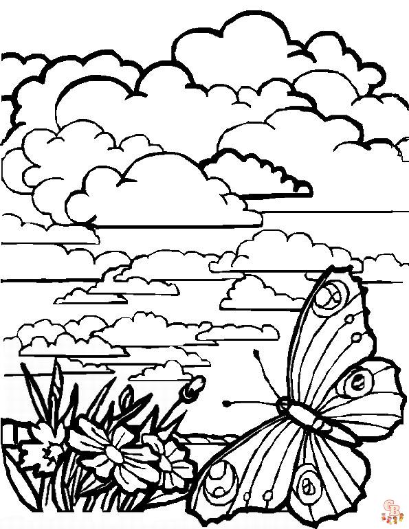 Coloriage papillon - Des modèles gratuits pour enfants et passionnés d'insectes