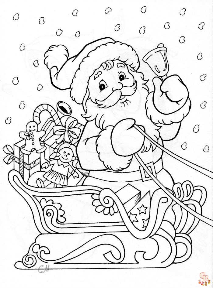 Top 6 meilleurs coloriages de Père Noël et sapin en 2023