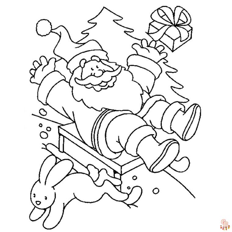 Top 6 meilleurs coloriages de Père Noël et sapin en 2023