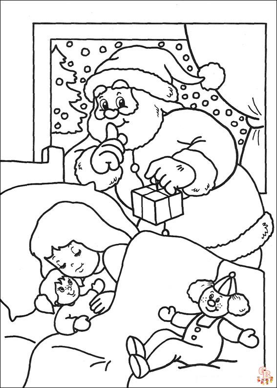 Top 6 meilleurs coloriages de Père Noël et sapin en 2023