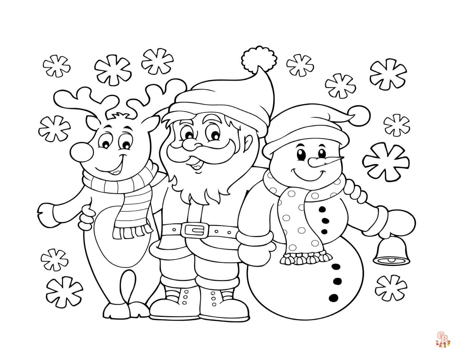 Top 6 meilleurs coloriages de Père Noël et sapin en 2023