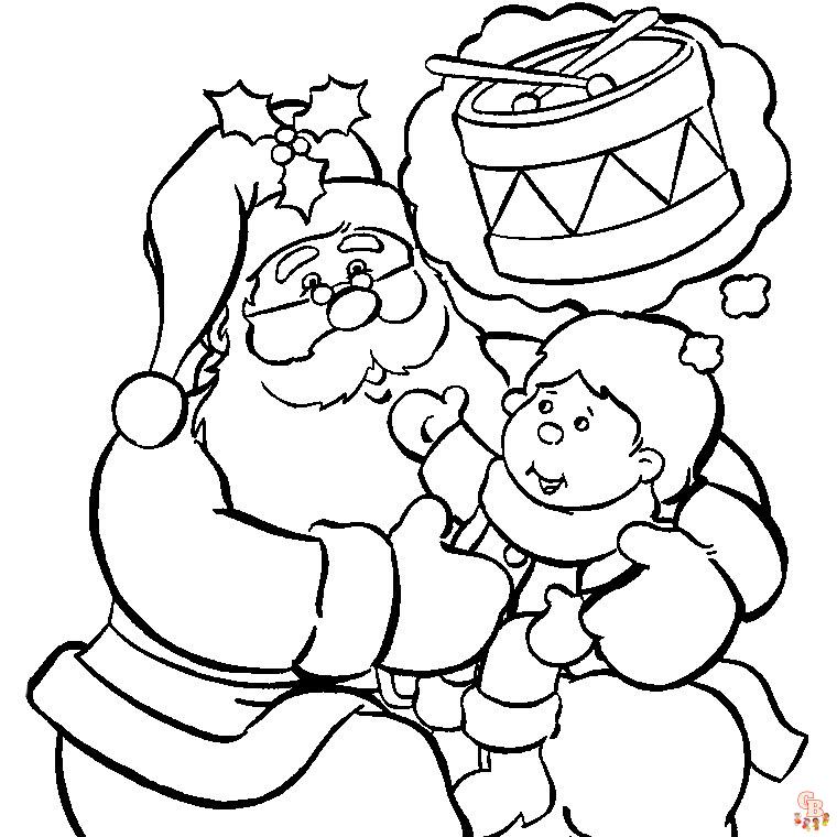 Top 6 meilleurs coloriages de Père Noël et sapin en 2023