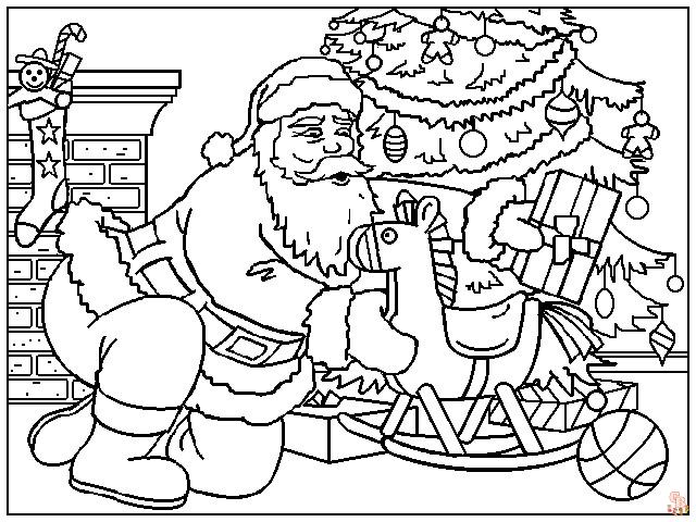 Top 6 meilleurs coloriages de Père Noël et sapin en 2023