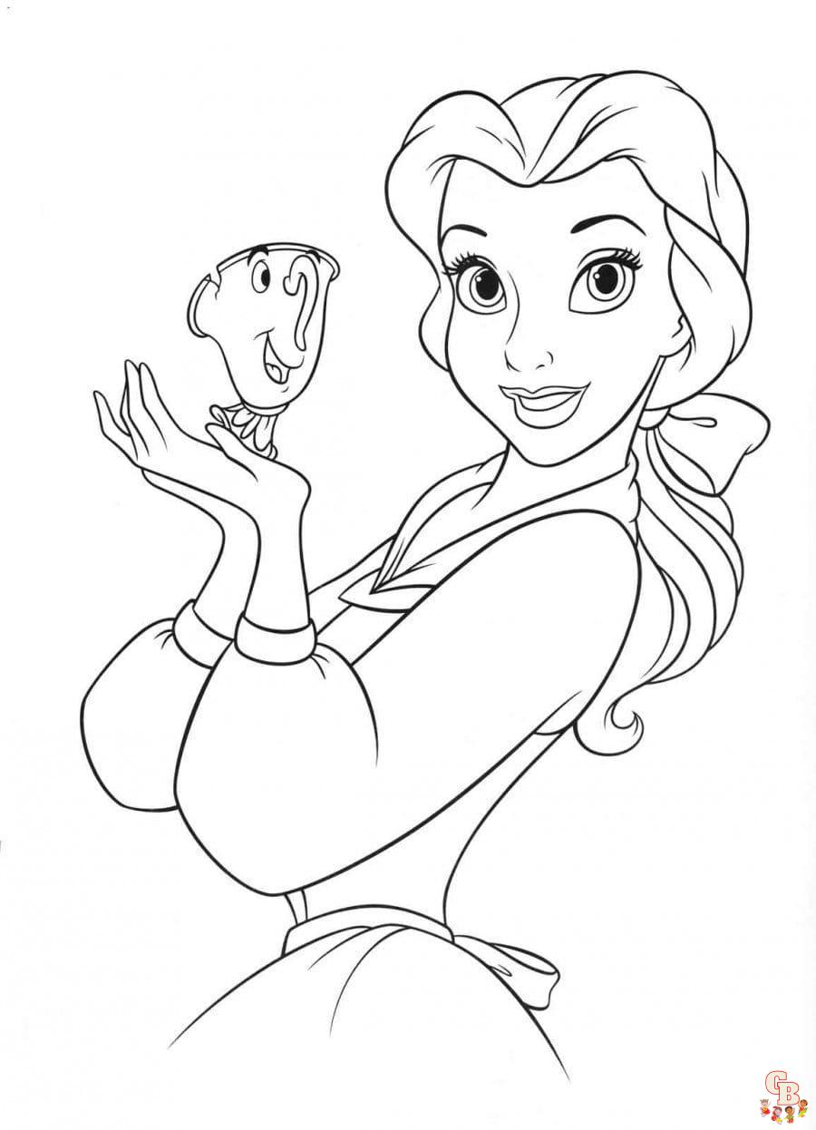 Coloriage Princesse Disney Gratuit - Pages à Colorier des Princesses pour Tous les Âges