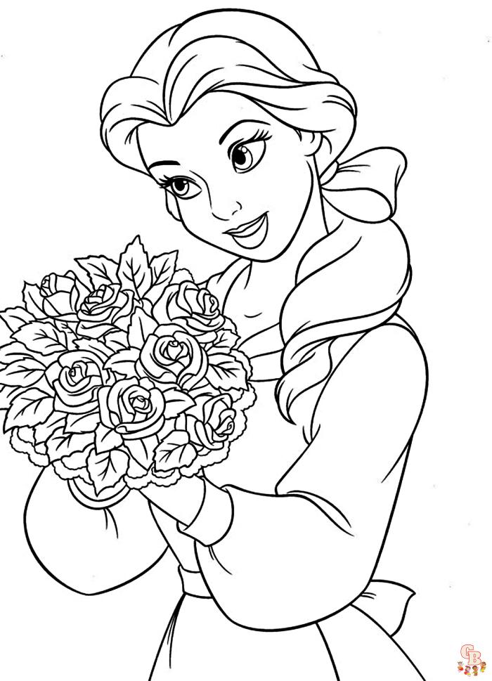 Coloriage Princesse Disney Gratuit - Pages à Colorier des Princesses pour Tous les Âges