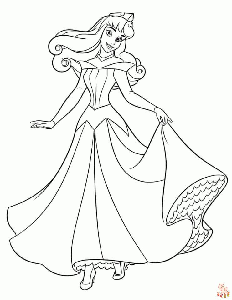 Coloriage Princesse Disney Gratuit - Pages à Colorier des Princesses pour Tous les Âges