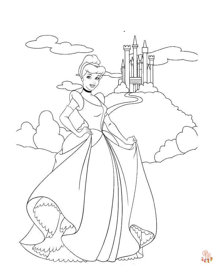 Coloriage Princesse Disney Gratuit - Pages à Colorier des Princesses pour Tous les Âges