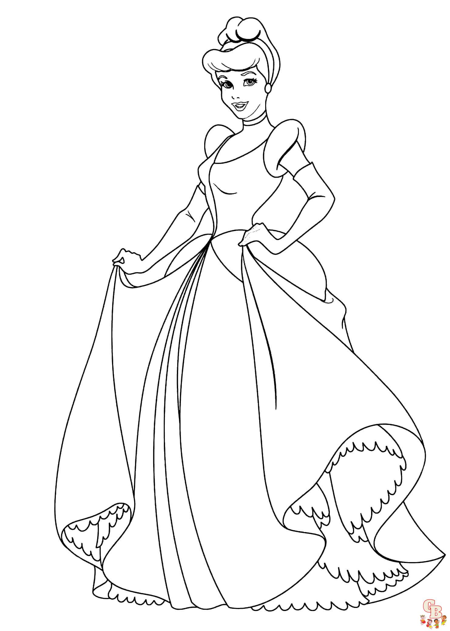 Coloriage Princesse Disney Gratuit - Pages à Colorier des Princesses pour Tous les Âges