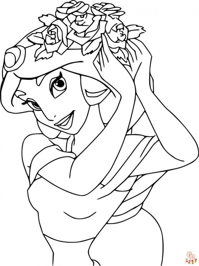 Coloriage Princesse Disney Gratuit - Pages à Colorier des Princesses pour Tous les Âges