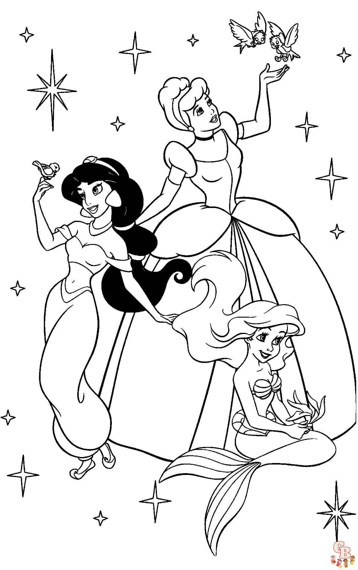 Activités de coloriage pour les princesses