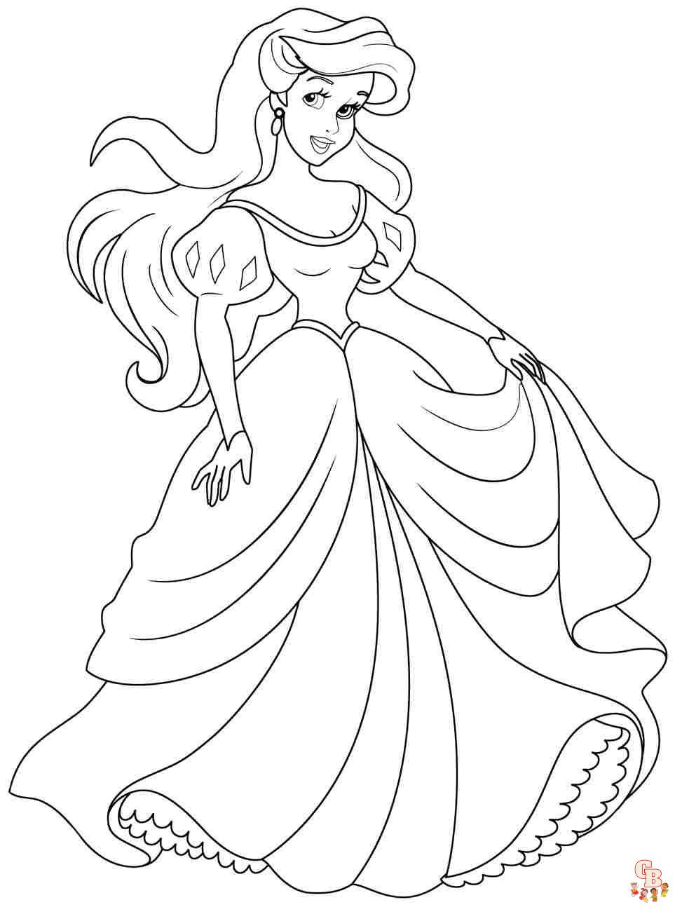 Activités de coloriage pour les princesses