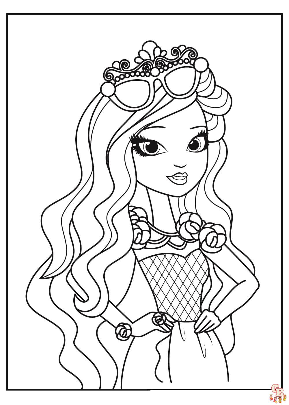 Coloriage Rainbow High Gratuitement - Les Meilleurs Dessins à Colorier