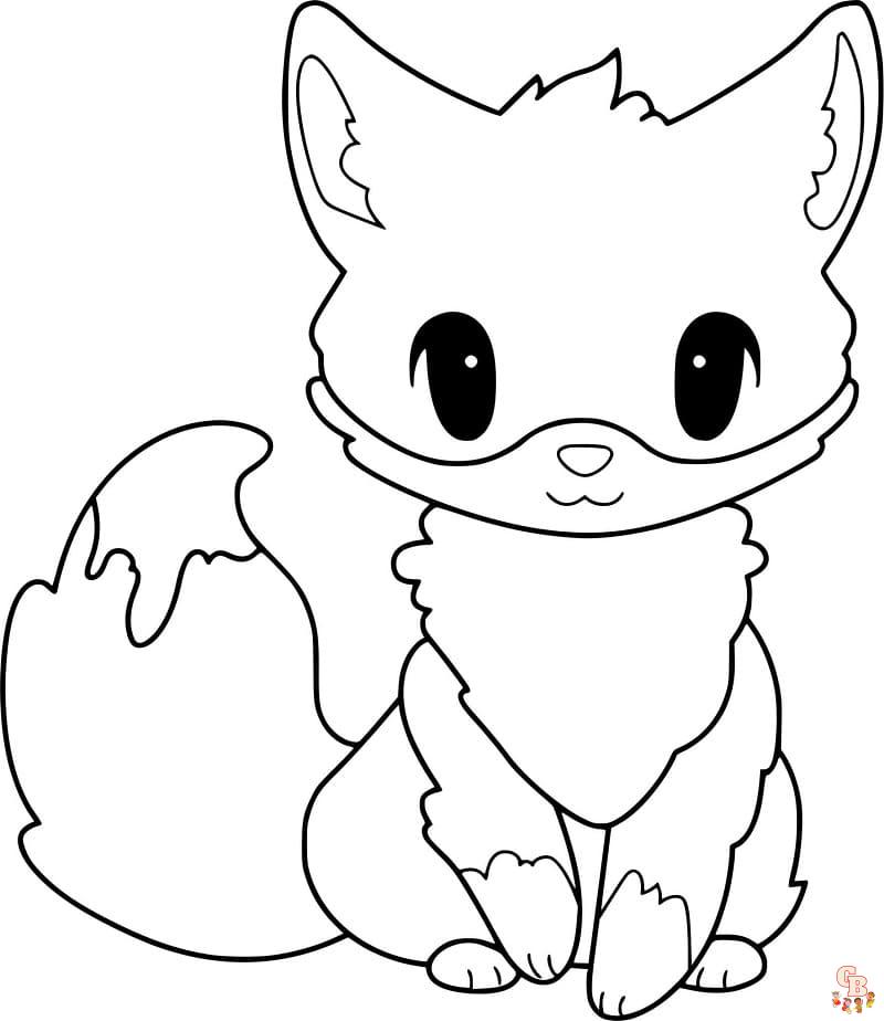 Modèles de coloriage renard gratuitement - Images pour enfants et adultes