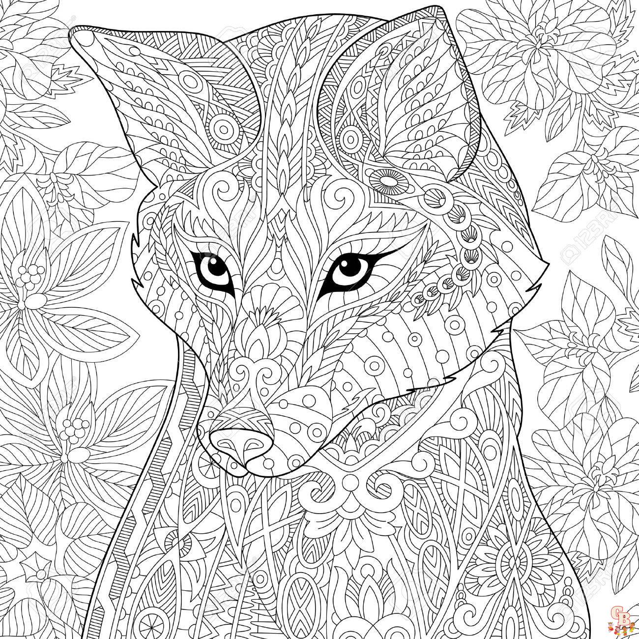 Modèles de coloriage renard gratuitement - Images pour enfants et adultes