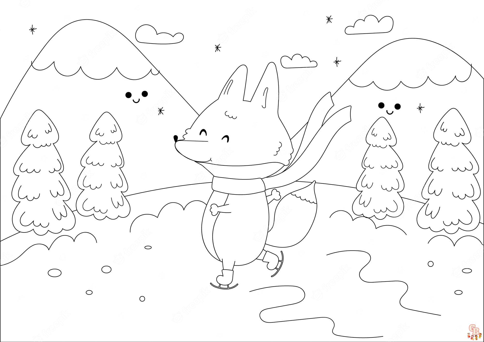 Modèles de coloriage renard gratuitement - Images pour enfants et adultes