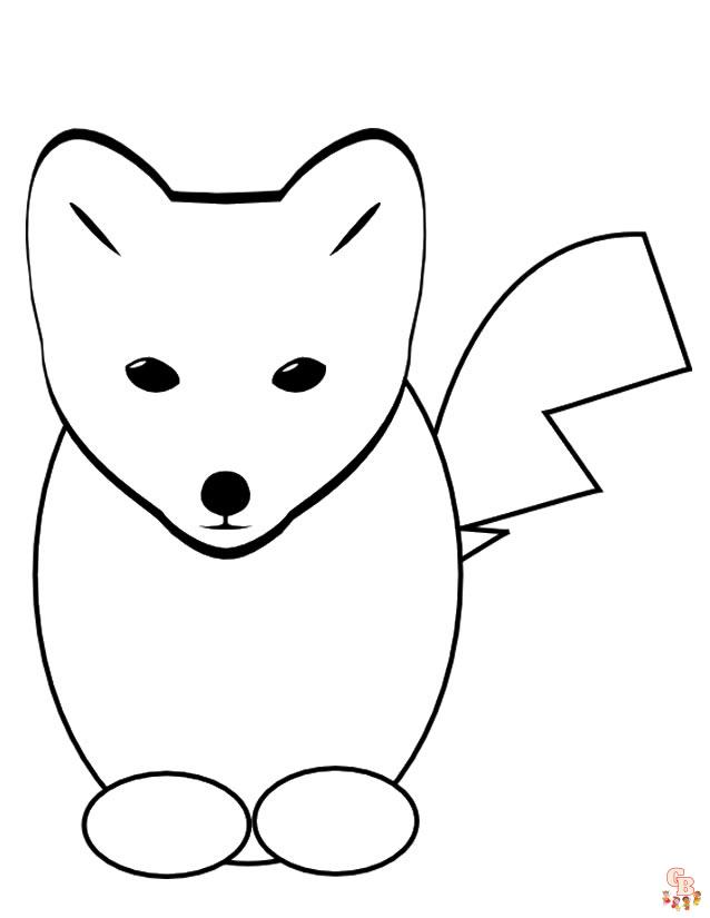 Modèles de coloriage renard gratuitement - Images pour enfants et adultes