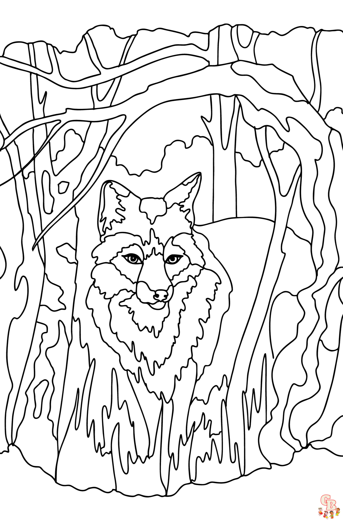 Modèles de coloriage renard gratuitement - Images pour enfants et adultes