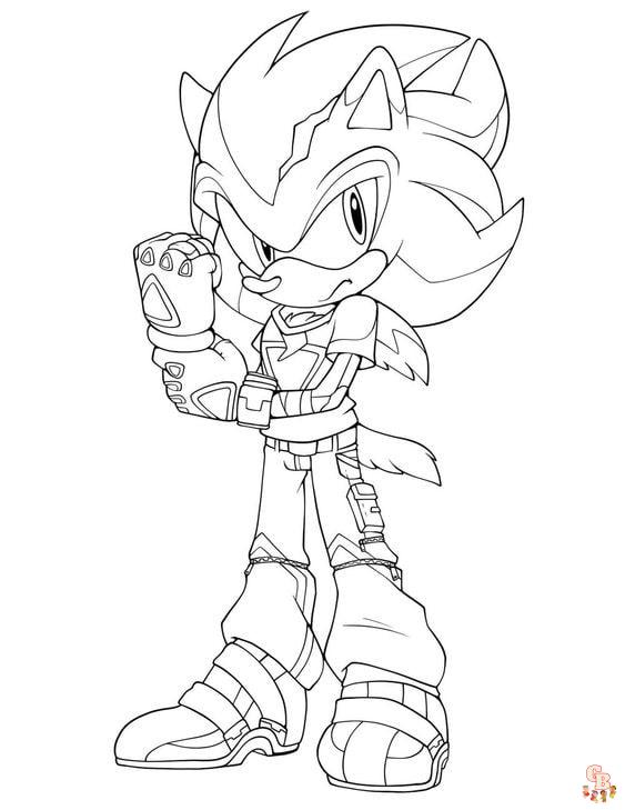 Coloriage Sonic Dessins à colorier de Sonic pour enfants