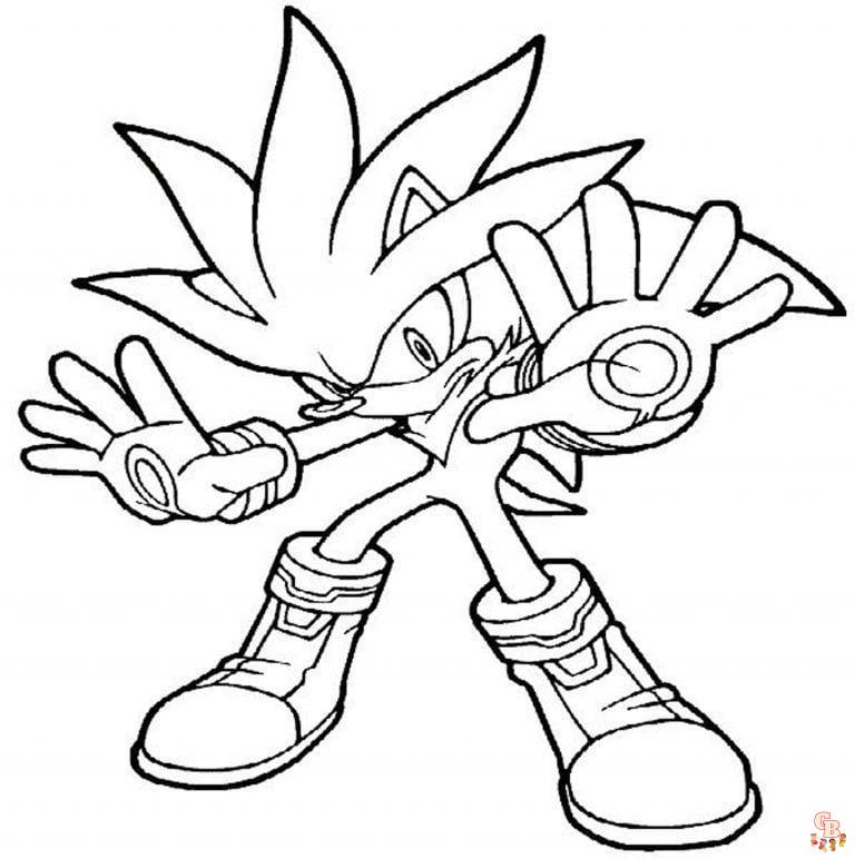 Coloriage Sonic Dessins à colorier de Sonic pour enfants