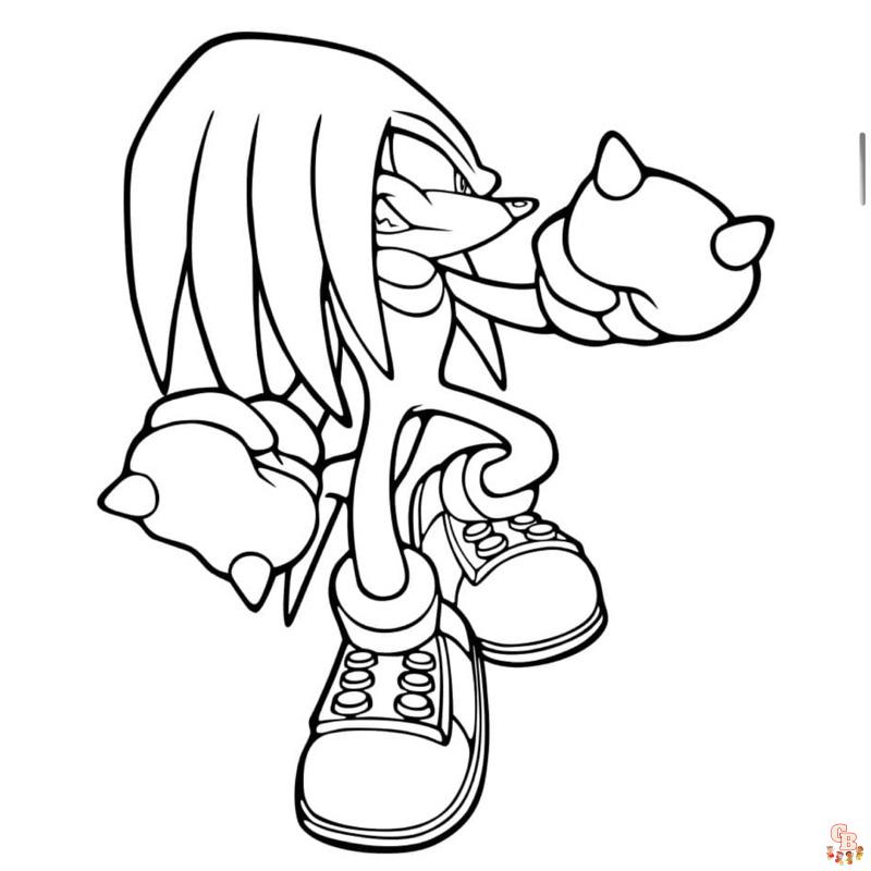 Coloriage Sonic Dessins à colorier de Sonic pour enfants