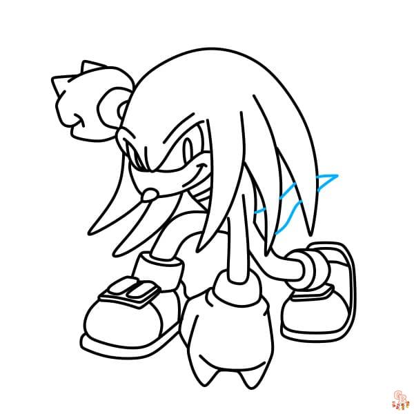 Coloriage Sonic Dessins à colorier de Sonic pour enfants