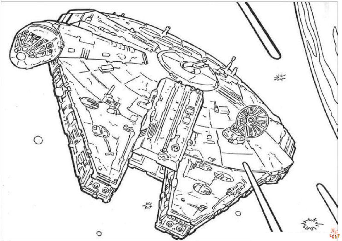 Coloriage Star Wars Gratuitement - Les Meilleurs Dessins pour Enfants