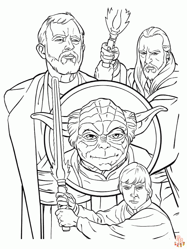 Coloriage Star Wars Gratuitement - Les Meilleurs Dessins pour Enfants